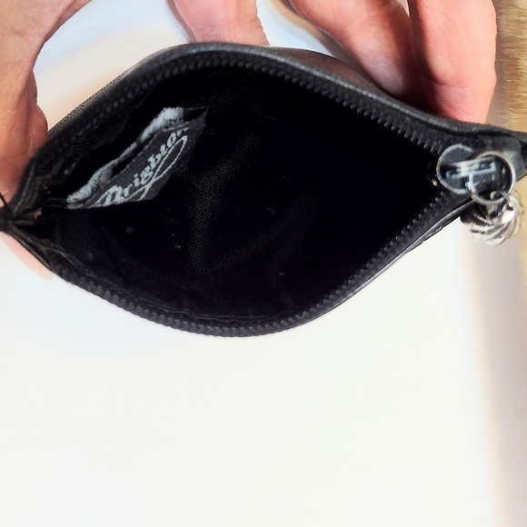 Brighton change purse, vintage, leather, zip top. Heart shaped photo frame. - Picture 5 of 6